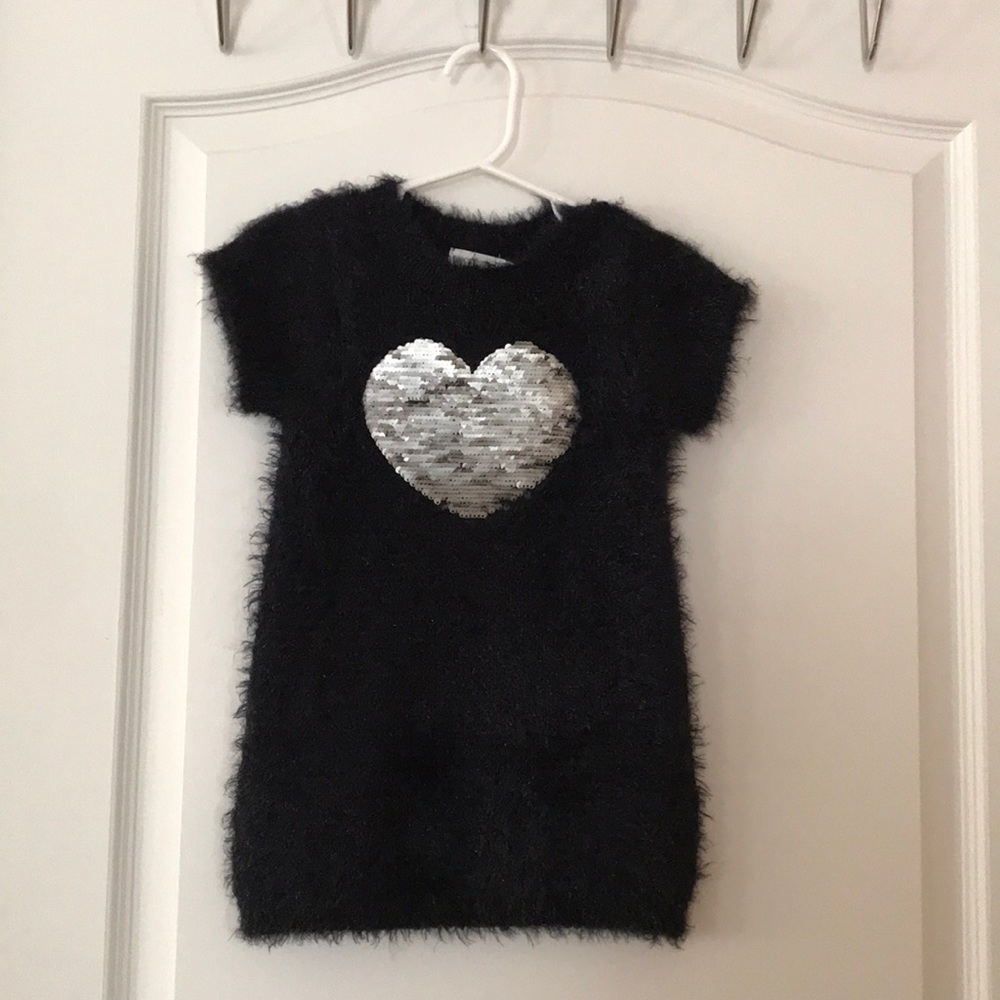 NWT Orchestra heart sequins reversibles size 2